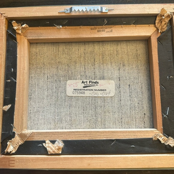 Vibrant South West Art with Green Frame - Picture 4 of 4